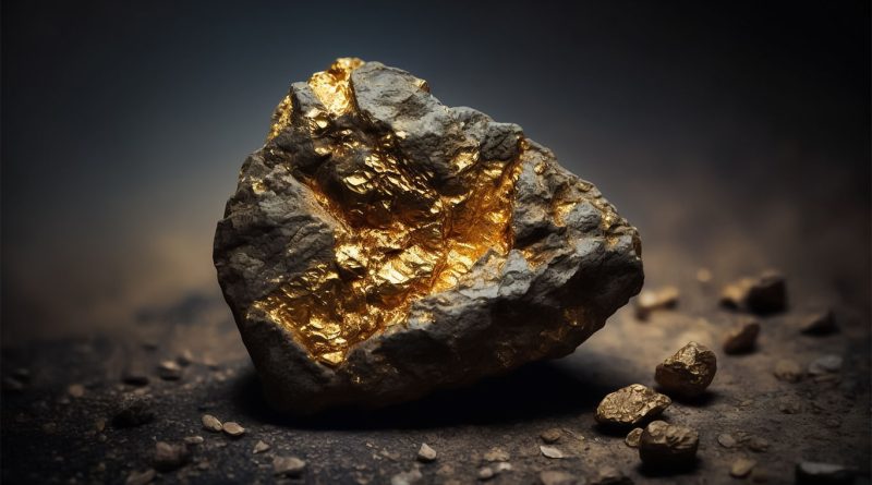 Clump of mined gold to support Patagonia Gold article