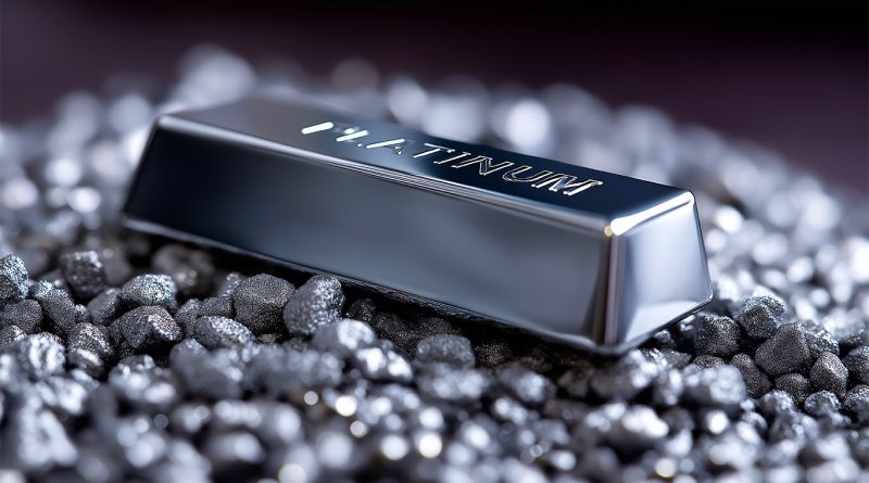 Platinum bullion bars stacked in a vault, symbolizing global scarcity and rising demand